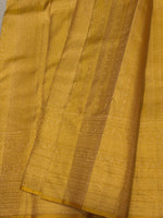 Load image into Gallery viewer, Classic Corn Yellow 2gm Zari Brocade Bridal Elegance Kanchipuram Handloom Silk Saree SS27649
