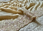 Load image into Gallery viewer, Classic Oatmeal Beige Handwork Elegance Banarasi Tissue Silk Saree SS25397
