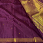 Load image into Gallery viewer, Classic Berry Purple Bridal Elegance Kanchipuram Handloom Silk Saree SS28204
