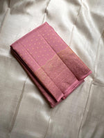 Load image into Gallery viewer, Classic Nude Pink Kanchipuram Handloom Silk Saree SS26220
