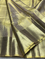 Load image into Gallery viewer, Pastel Olive Green 2gm Zari Bridal Elegance Kanchipuram Handloom Silk Saree SS25282
