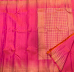 Load image into Gallery viewer, Classic Scarlet Rose 2gm Zari Elegance Kanchipuram Handloom Silk Saree SS27952
