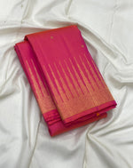 Load image into Gallery viewer, Classic Scarlet Rose 2gm Zari Elegance Kanchipuram Handloom Silk Saree SS27952
