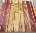 Load image into Gallery viewer, Pastel Pink Dual Toned Jyothika Inspired 2gm Zari Bridal Elegance Kanchipuram Handloom Silk Saree SS25447
