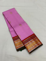 Load image into Gallery viewer, Fuchsia Pink &amp; Chilly Red 1gm Zari Elegance Kanchipuram Handloom Silk Saree SS16429
