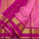Load image into Gallery viewer, Orchid Pink Korvai Elegance Kanchipuram Handloom Silk Saree SS17119
