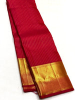 Load image into Gallery viewer, Classic Chilly Red 2gm Zari Bridal Elegance Kanchipuram Handloom Silk Saree SS17168

