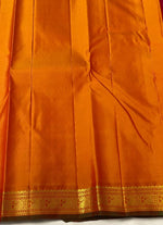 Load image into Gallery viewer, Ruby Pink &amp; Apricot Orange 2gm Zari Elegance Kanchipuram Handloom Silk Saree SS17176
