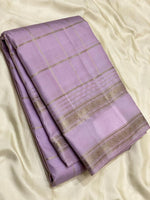 Load image into Gallery viewer, Classic Mauve 2gm Zari Elegance Kanchipuram Handloom Silk Saree SS24610
