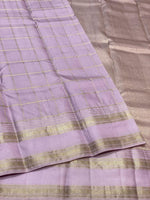 Load image into Gallery viewer, Classic Mauve 2gm Zari Elegance Kanchipuram Handloom Silk Saree SS24610
