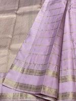 Load image into Gallery viewer, Classic Mauve 2gm Zari Elegance Kanchipuram Handloom Silk Saree SS24610
