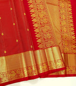 Load image into Gallery viewer, Classic Reddish Maroon 2gm Zari Bridal Elegance Kanchipuram Handloom Silk Saree SS24594
