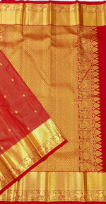 Load image into Gallery viewer, Classic Reddish Maroon 2gm Zari Bridal Elegance Kanchipuram Handloom Silk Saree SS24594
