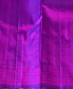 Load image into Gallery viewer, Classic Pinkish Red &amp; Purple 2gm Zari Elegance Kanchipuram Handloom Silk Saree SS24804
