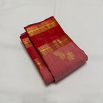 Load image into Gallery viewer, Classic Rose &amp; Chilly Red 2gm Zari Vintage Style Elegance Kanchipuram Handloom Silk Saree SS25480
