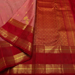 Load image into Gallery viewer, Classic Rose &amp; Chilly Red 2gm Zari Vintage Style Elegance Kanchipuram Handloom Silk Saree SS25480
