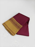 Load image into Gallery viewer, Classic Cerise Pink &amp; Mustard 2gm Zari Elegance Kanchipuram Handloom Silk Saree SS25479
