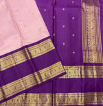 Load image into Gallery viewer, Classic Pastel Pink &amp; Vadamalli 2gm Zari Vintage Korvai Kanchipuram Handloom Silk Saree SS25854
