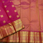 Load image into Gallery viewer, Classic Berry Pink 1gm Zari Kanchipuram Handloom Silk Saree SS25853
