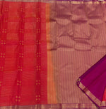 Load image into Gallery viewer, Classic Crimson Red Elegance Kanchipuram Handloom Silk Saree SS28040
