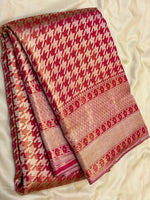 Load image into Gallery viewer, Classic Golden Brick Red Bridal Elegance Kanchipuram Handloom Silk Saree SS28057
