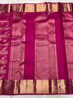 Load image into Gallery viewer, Classic Glow Purple 2gm Zari Bridal Elegance Kanchipuram Handloom Silk Saree SS28154
