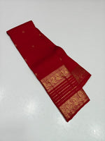Load image into Gallery viewer, Classic Crimson Red 2gm Zari Elegance Kanchipuram Handloom Silk Saree SS28426
