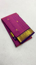 Load image into Gallery viewer, Classic Orchid Pink &amp; Violet Elegance Kanchipuram Handloom Silk Saree SS28498
