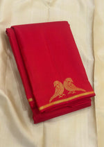 Load image into Gallery viewer, Classic Chilly Red 1gm Zari Bridal Elegance Kanchipuram Handloom Silk Saree SS28619
