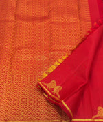 Load image into Gallery viewer, Classic Chilly Red 1gm Zari Bridal Elegance Kanchipuram Handloom Silk Saree SS28619
