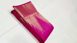 Load and play video in Gallery viewer, Classic Bright Pink Fancy Silk Temple Border Kanchipuram Handloom Silk Saree SS25643
