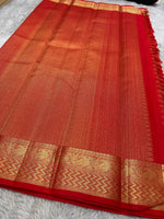 Load image into Gallery viewer, Classic Crimson Red Kanchipuram Handloom Silk Saree SS26188
