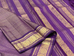Load image into Gallery viewer, Classic Vadamalli 2gm Zari Vintage Checks Kanchipuram Handloom Silk Saree SS26160
