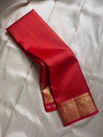 Load image into Gallery viewer, Classic Crimson Red Kanchipuram Handloom Silk Saree SS26188
