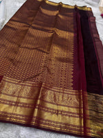 Load image into Gallery viewer, Classic Berry Pink Kanchipuram Handloom Silk Saree SS26183
