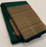 Load image into Gallery viewer, Sacramento Green Bridal Kalyana Pattu Handwoven Silk Saree SS5806
