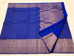 Load image into Gallery viewer, Royal Blue Elegance Kanchipuram Silk Saree SS5987

