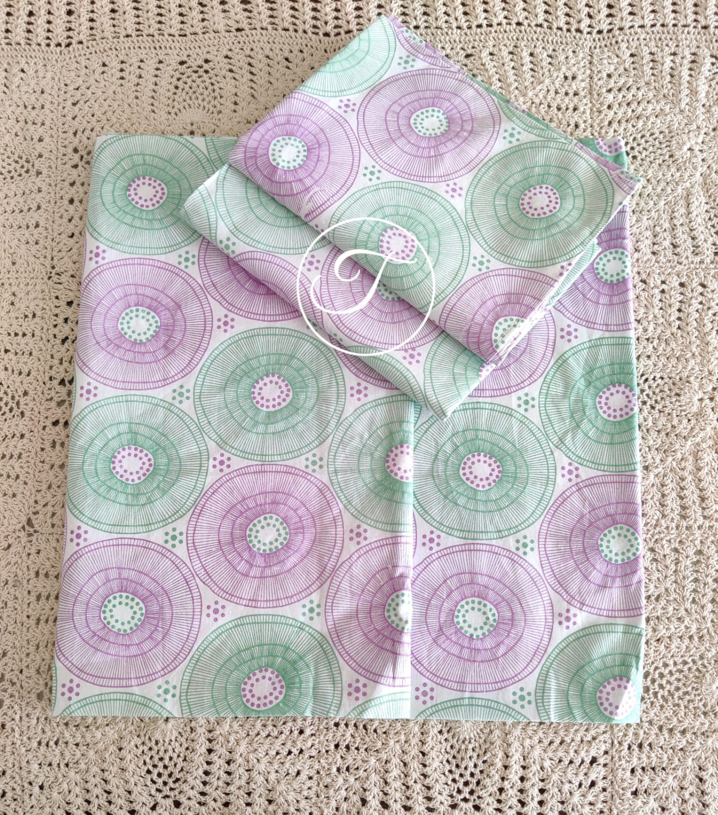 Multi Colour Montage Elegance Single Bedsheets (60×90") Cotton Bliss CHP001