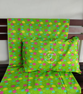 Multi Colour Montage Elegance Single Bedsheets (60×90") Cotton Bliss CHP001